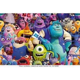 Cotton Jersey Fabric Monsters Inc. Digital Print colourful