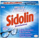 Sidolin eyeglass cleaning wipes 50 pieces